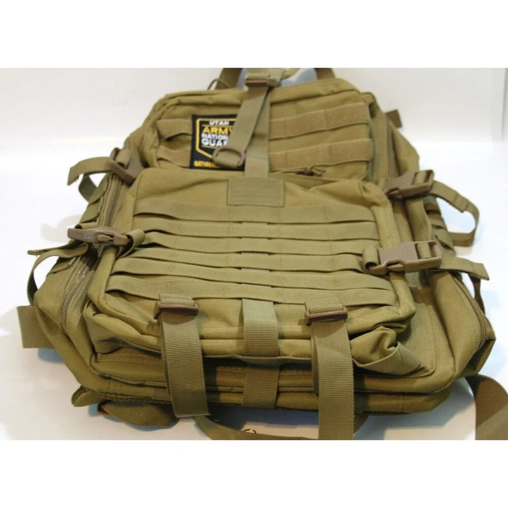 Utah Army National Guard Tactical Backpack MOLLE Coyote Military Sling Rucksack